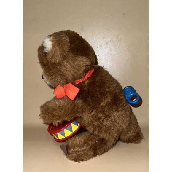 Vintage Carl Original Toy Working Wind Up Bear with Drum - Germany 1950’s 1960’s - Picture 5 of 16